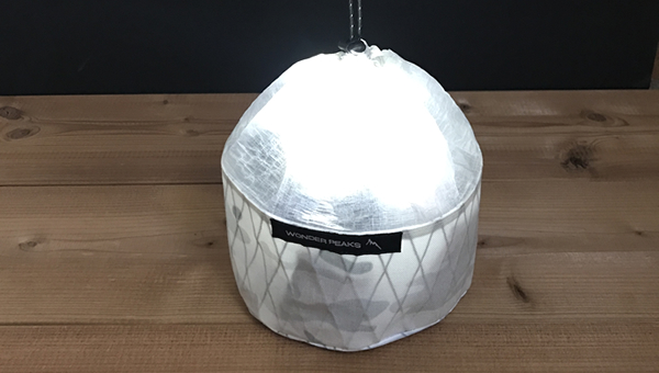 テント内明かり切り株サック